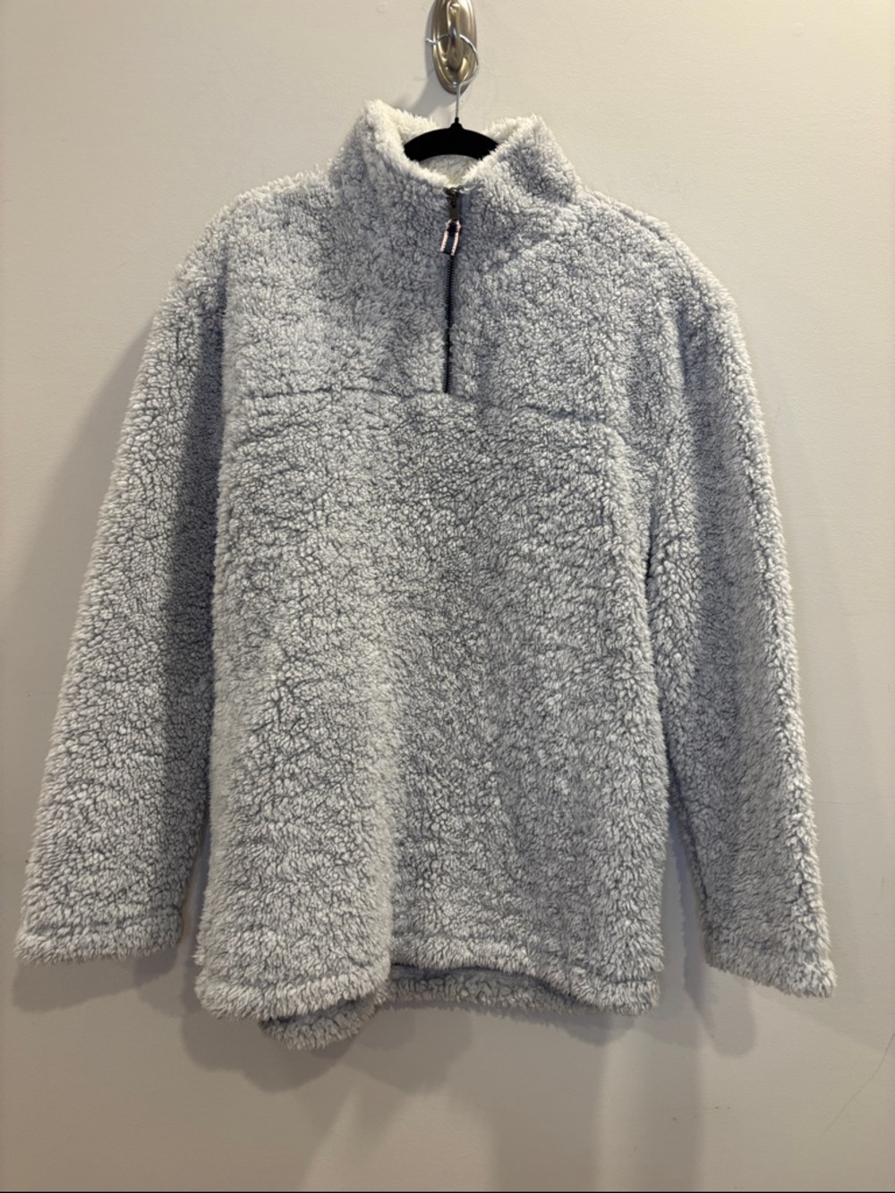 Copper Key Cozy Sherpa Quarter-Zip Pullover Size Large